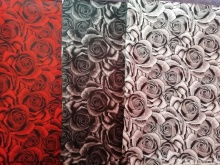 Šitá sukně - růže černo-šedá