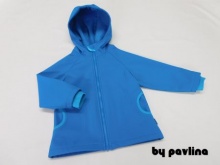 Dětská softshellová bunda - Modrá