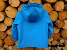 Dětská softshellová bunda - Modrá