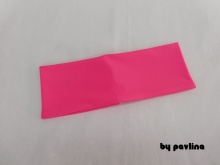Dívčí / dámská funkční čelenka - Neon růžová