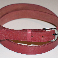 Pásek dámský bordó, 115 cm