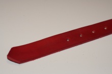 Pásek dámský červený, 111 cm