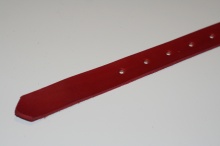 Pásek dámský červený, 100 cm