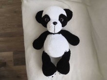 Háčkované zvířátko Panda 40cm