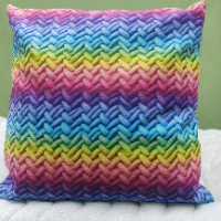 barevný potah- pletený vzor