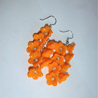 Oranžové kytičky